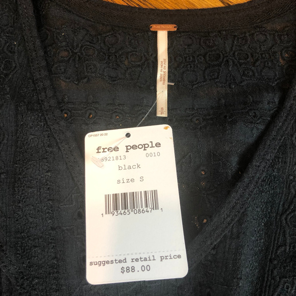 Free People Parisian Nights Top Size Small - Picture 8 of 8